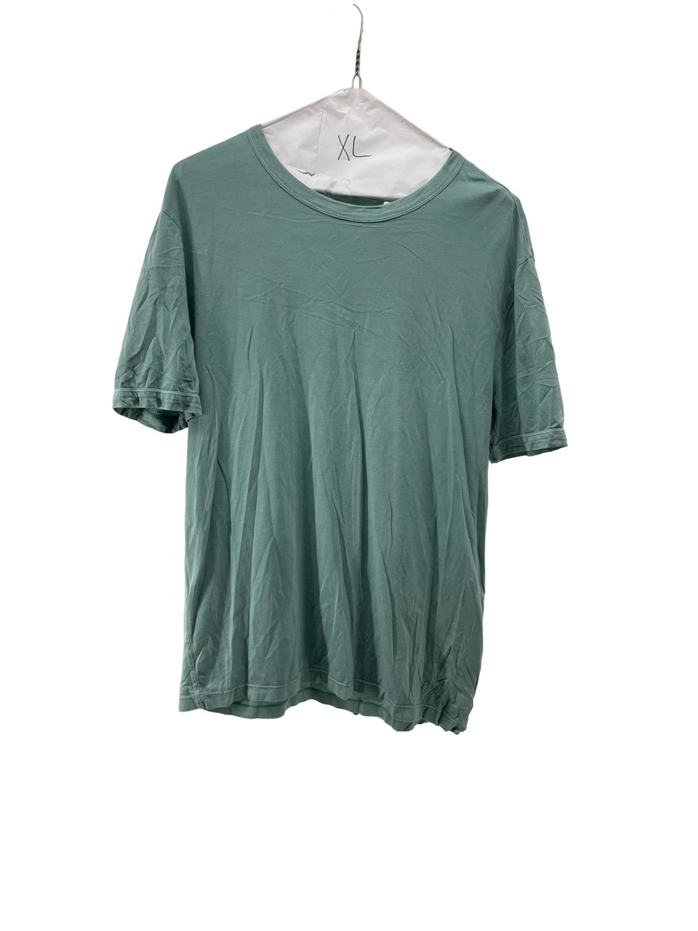 Officine Generale Men's short sleeve crew neck  Size m aqua NWOT